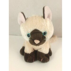 2006 Plushland Siamese Cat Kitten Stuffed Animal 6”
